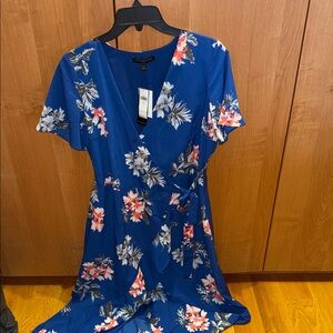 Banana Republic Blue Floral Dress
